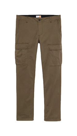 PANTALONI CARGO IN TWILL BROOKLINE VERDE SCURO